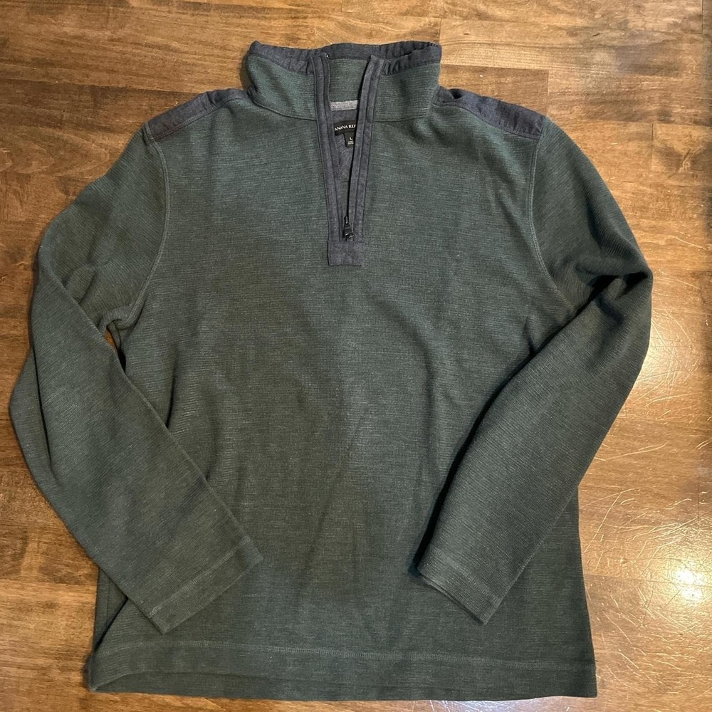 Quarter zip coastal cotton banana republic breathable pullover streetwear